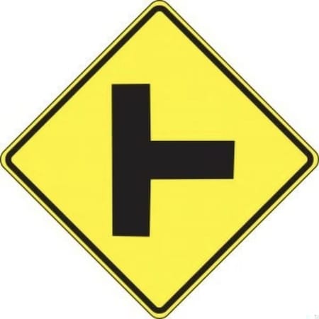 Accuform INTERSECTION WARNING SIGN RIGHT SIDE FRW403DP